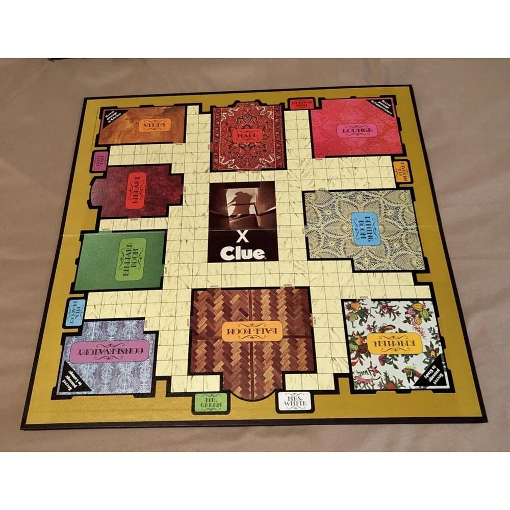 Vtg 1972 Clue  Parker Brothers Detective Board Game Murder Mystery Foul Play 45